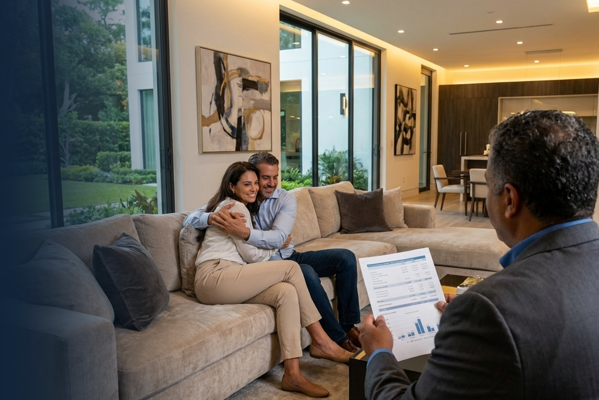 Enrolled Agent discussing taxes with a client